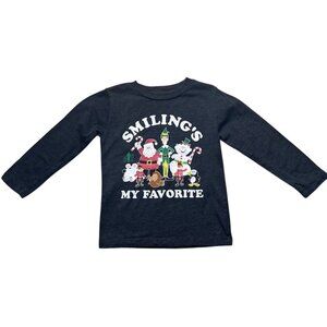 Elf Smiling's My Favorite Long Sleeve Tee Size 3T